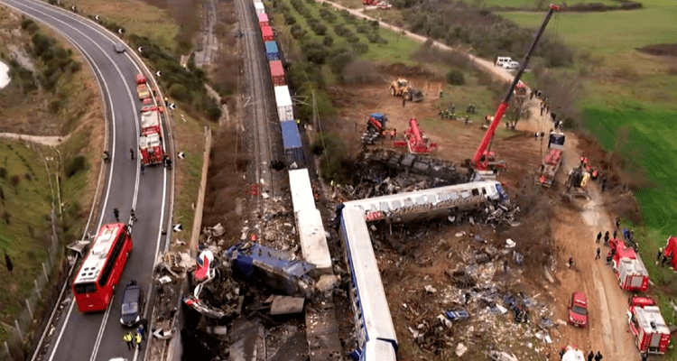 Latest News Greece Train Crash Video
